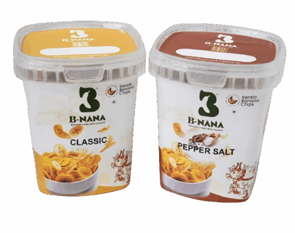 Kerala Banana Chips Combo Pack (Classic + Pepper Salt)